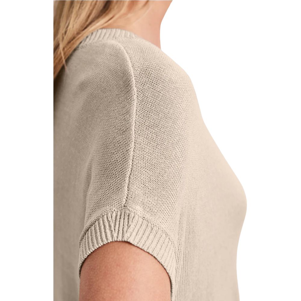 Street One Beige Viskose Ärmelloser Pullover