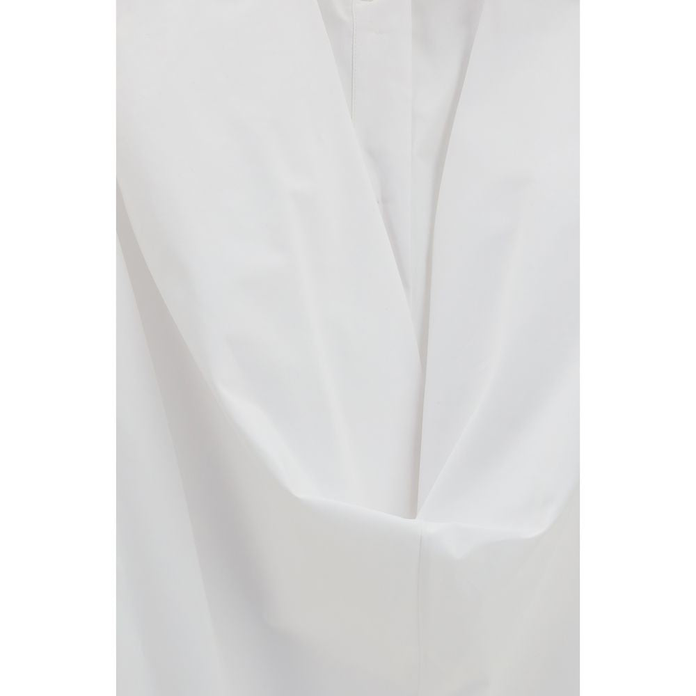 Balenciaga Weißes Baumwoll-Freizeitkleid