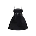 Ganni Schwarzes Freizeitkleid aus Polyester