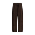 Ganni Braune Hose aus Acetat