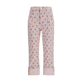 Ganni Mehrfarbige Baumwoll-Cropped-Hose