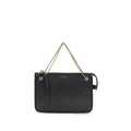 Etro Schwarze Bos Taurus Kalbsleder Clutch
