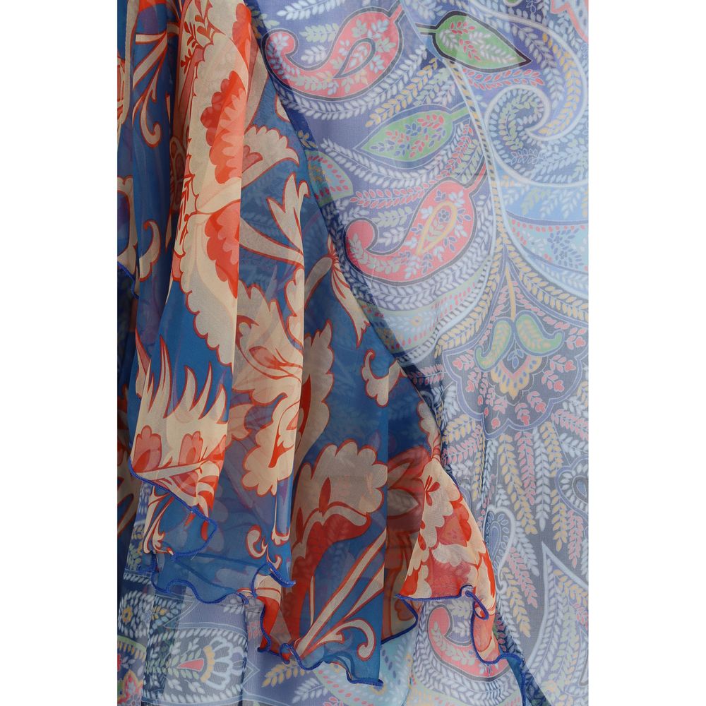 Etro Mehrfarbiges Seidenhemd mit Muster