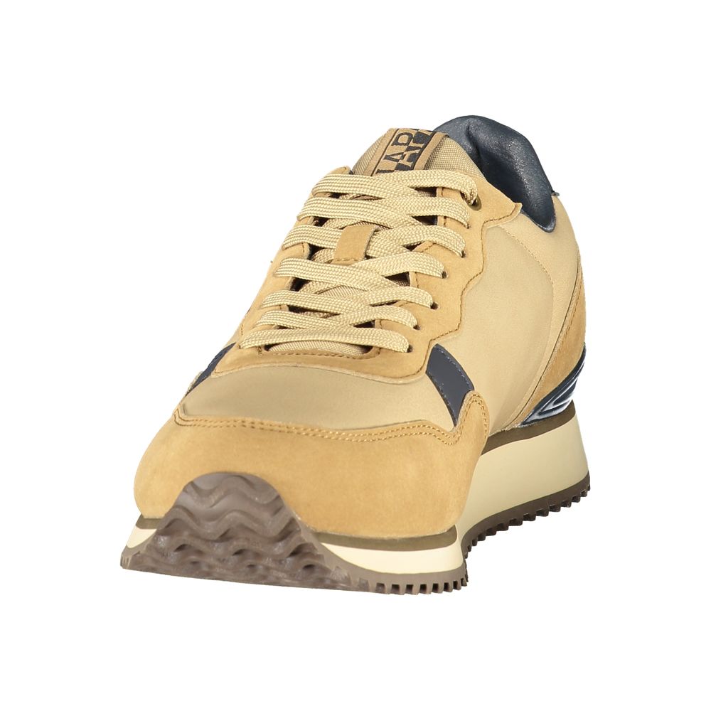 Napapijri Brauner Herren-Sneaker aus Stoff