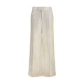 Brunello Cucinelli Beige Seidenhose