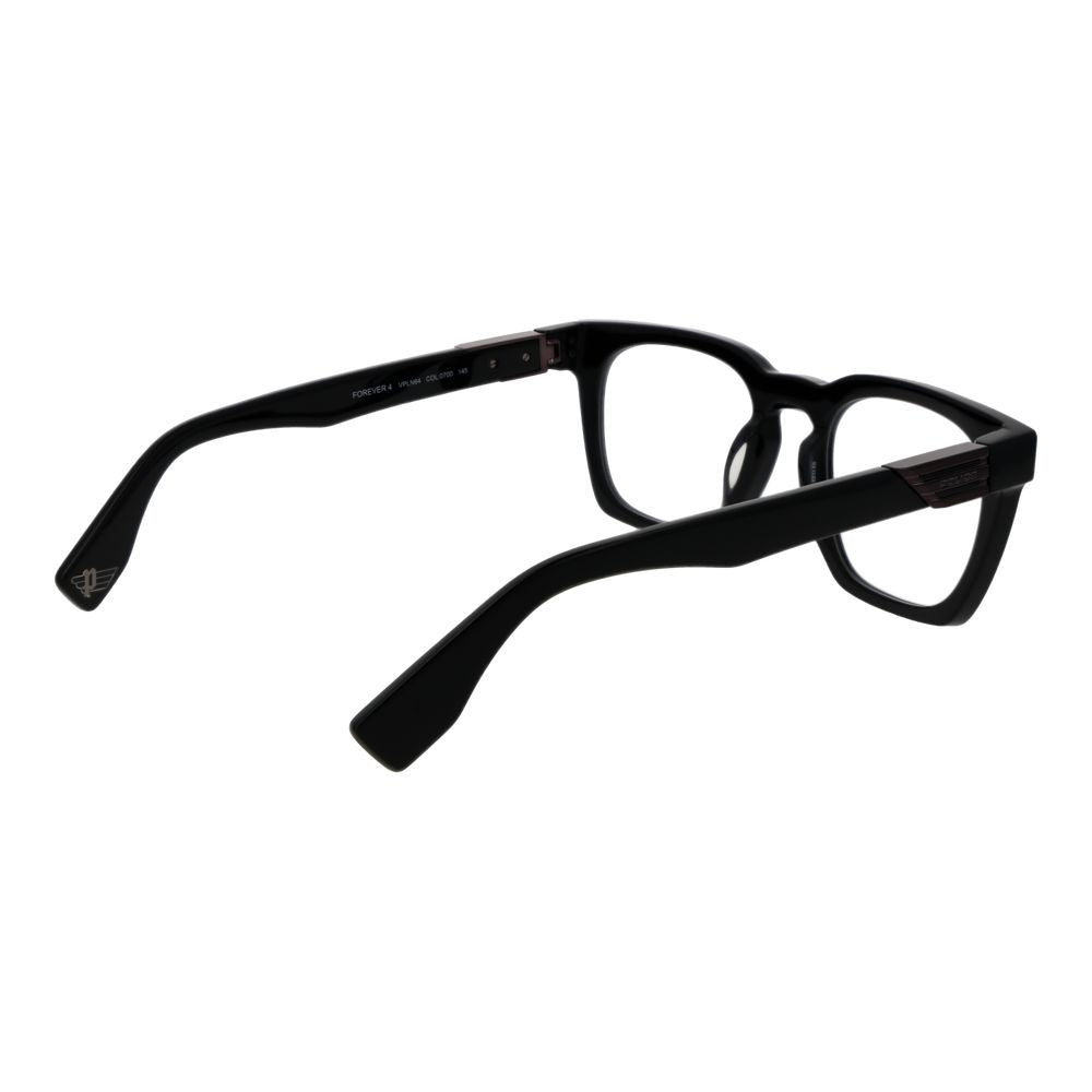 Police Brille mit schwarzen Cellulose-Acetat-Gestellen