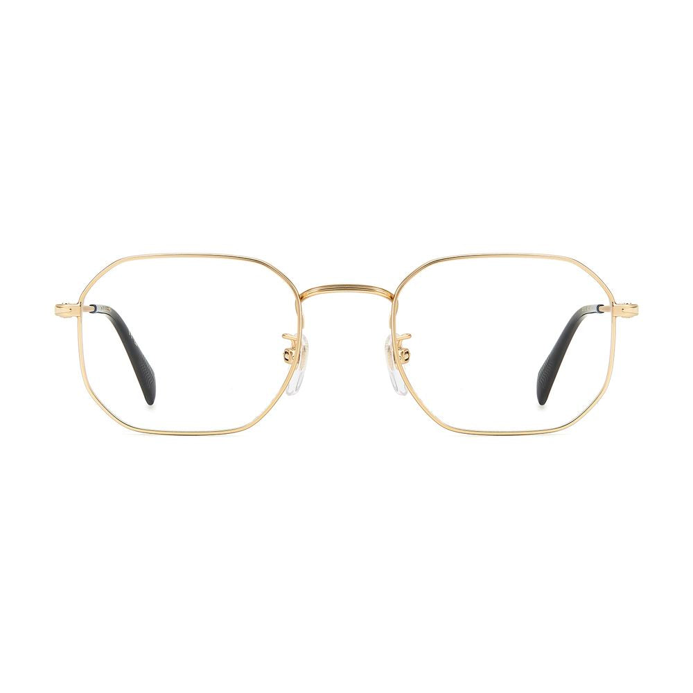 David Beckham Brille aus Goldmetall (Fassung)