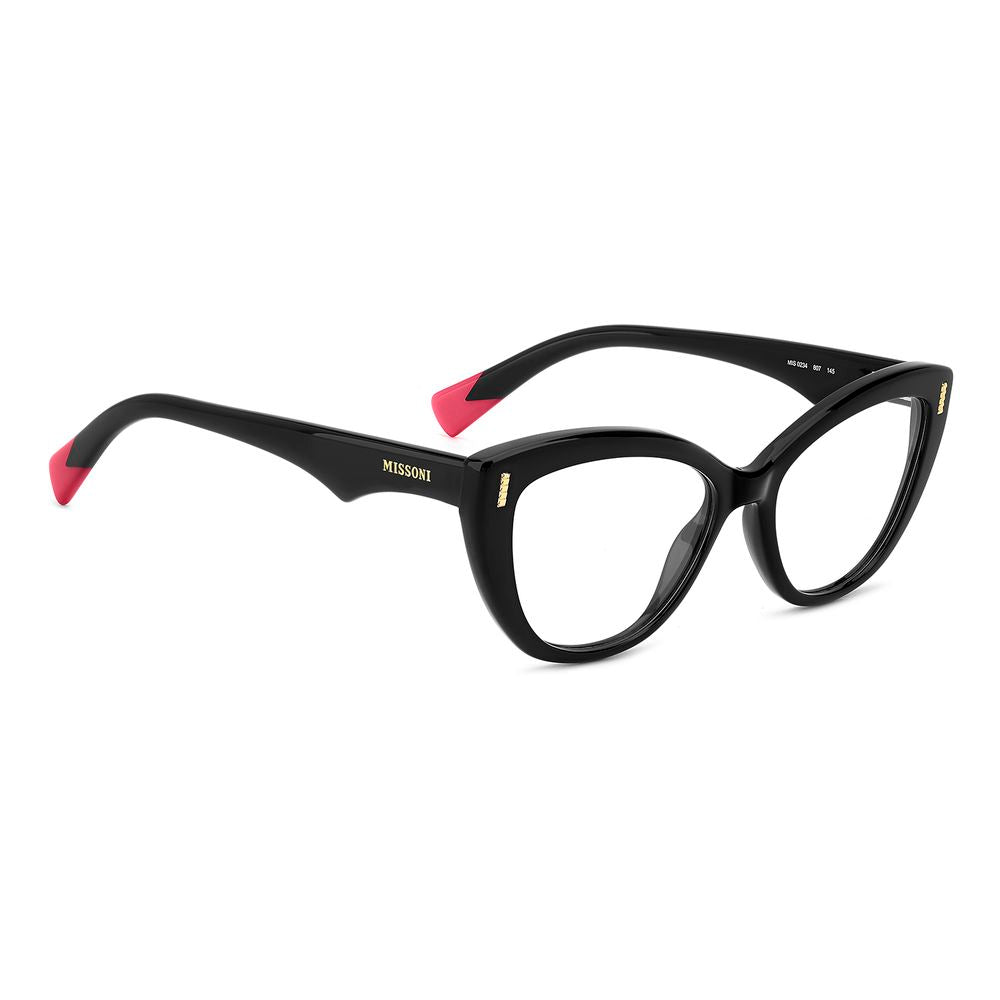 Missoni Schwarze Brille aus Acetat (Gestell)