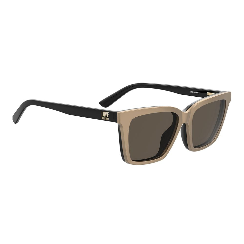 Love Moschino Schwarze Brille aus Acetat (Gestell)