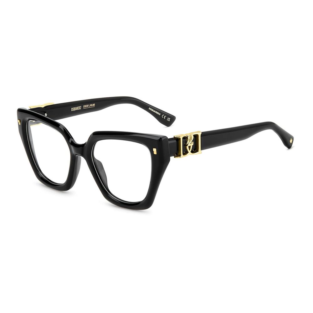 Dsquared² Schwarze Brille aus Acetat (Gestell)