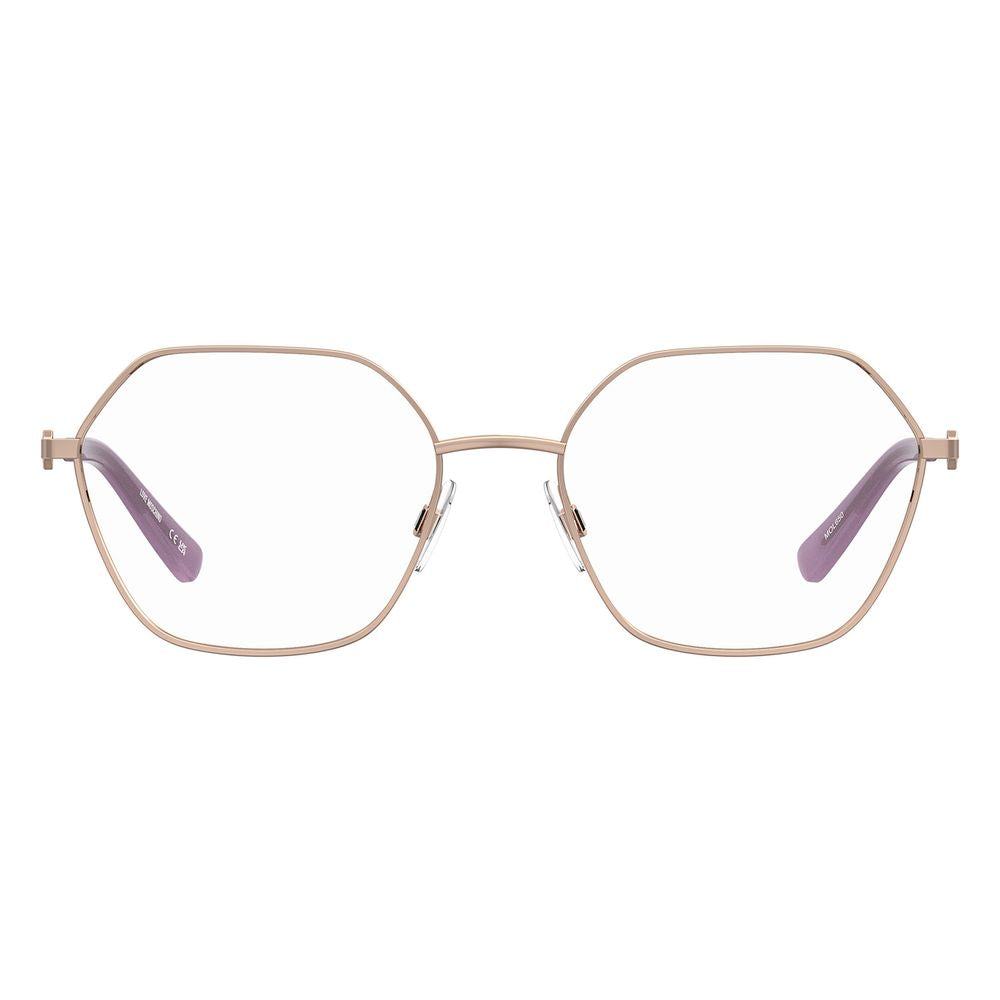 Love Moschino Brille aus Roségold-Metall (Fassung)