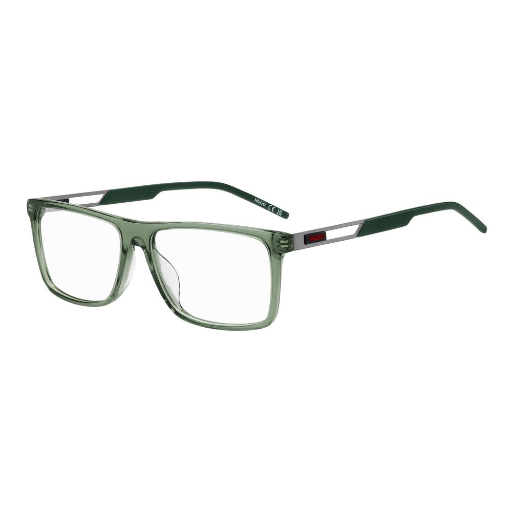Hugo Boss Olivfarbene Brille (Acetat-Gestelle)
