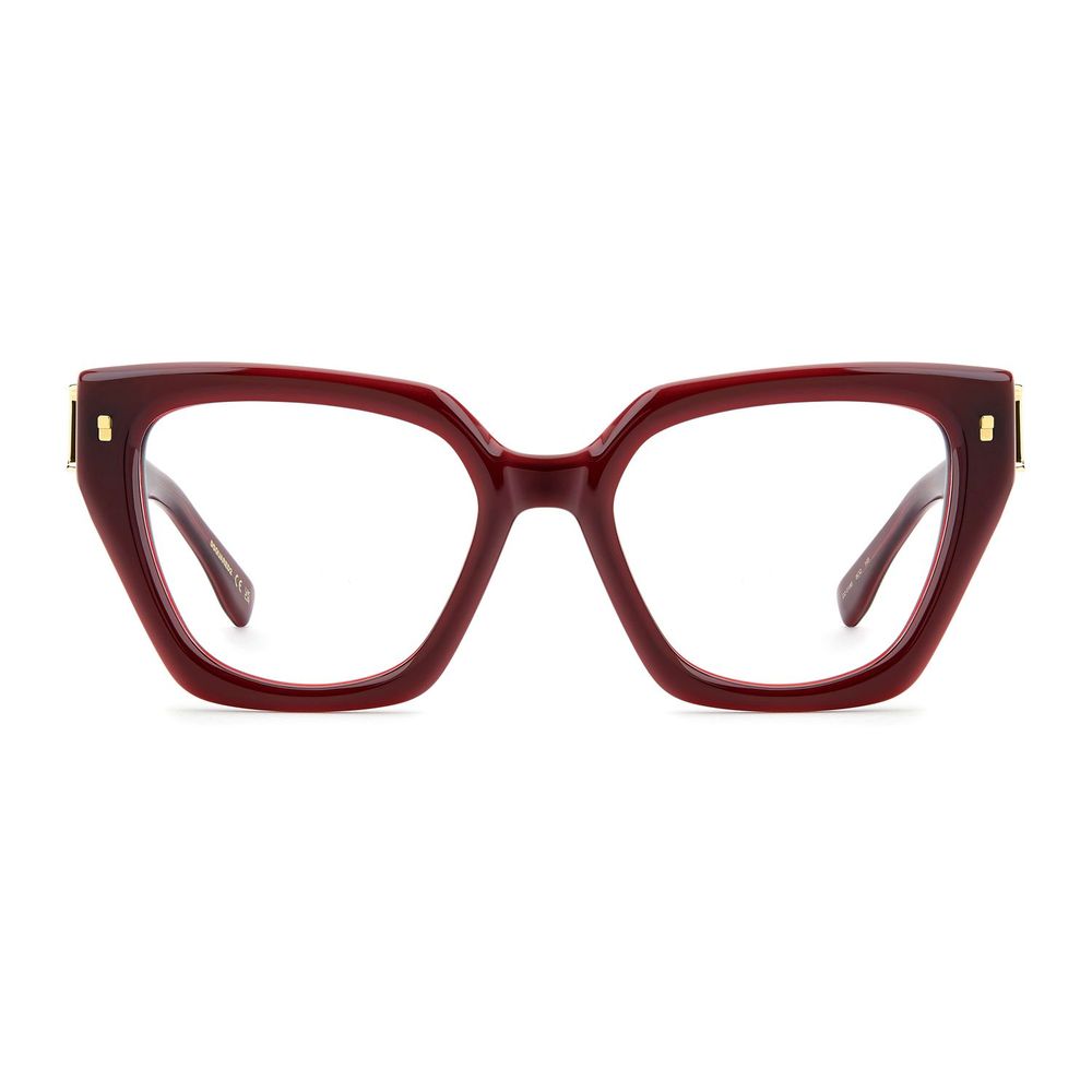 Dsquared² Burgunderfarbene Brille (Gestell)