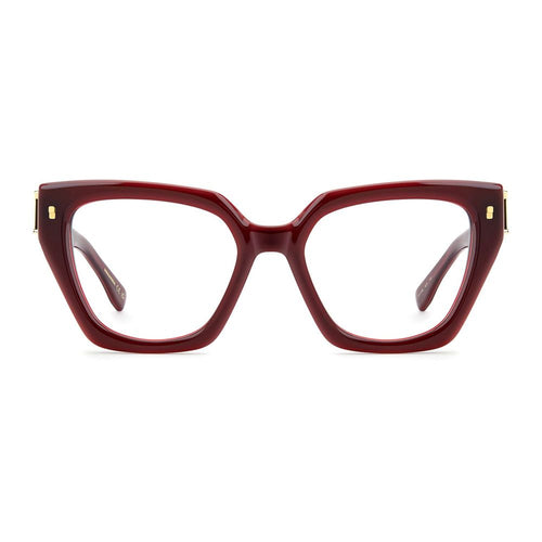 Dsquared² Burgunderfarbene Brille (Gestell)