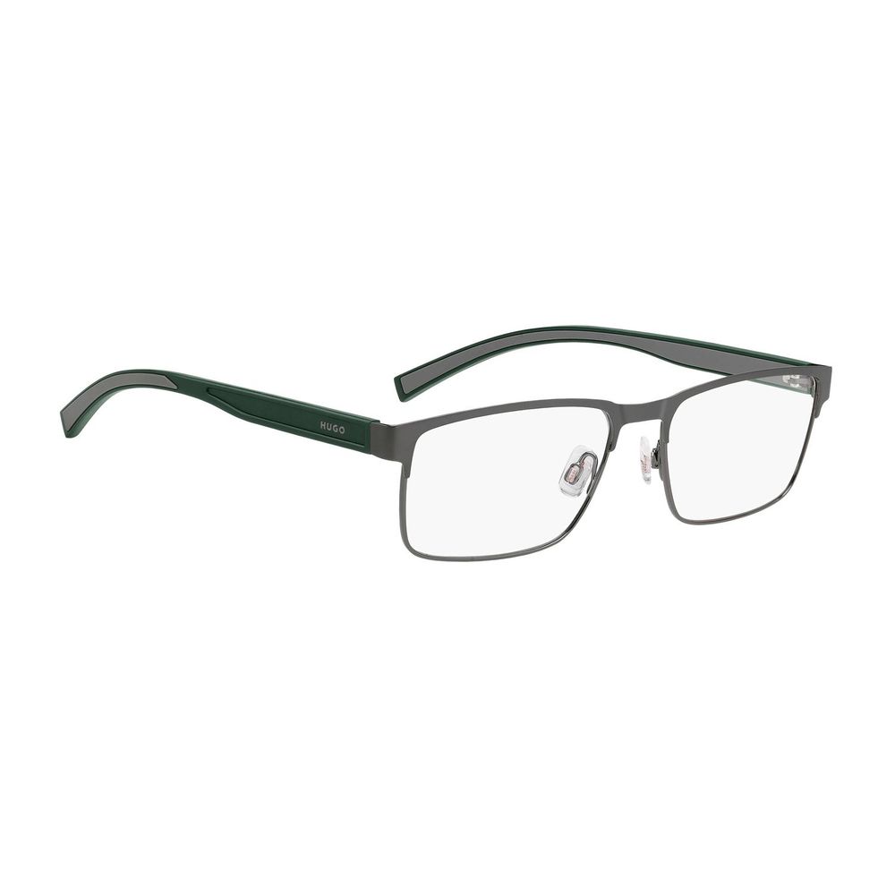 Hugo Boss Brille aus Stahl & Aluminium in Grau (Rahmen)