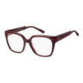 Tommy Hilfiger Brille aus Burgunderrotem Acetat (Gestell)