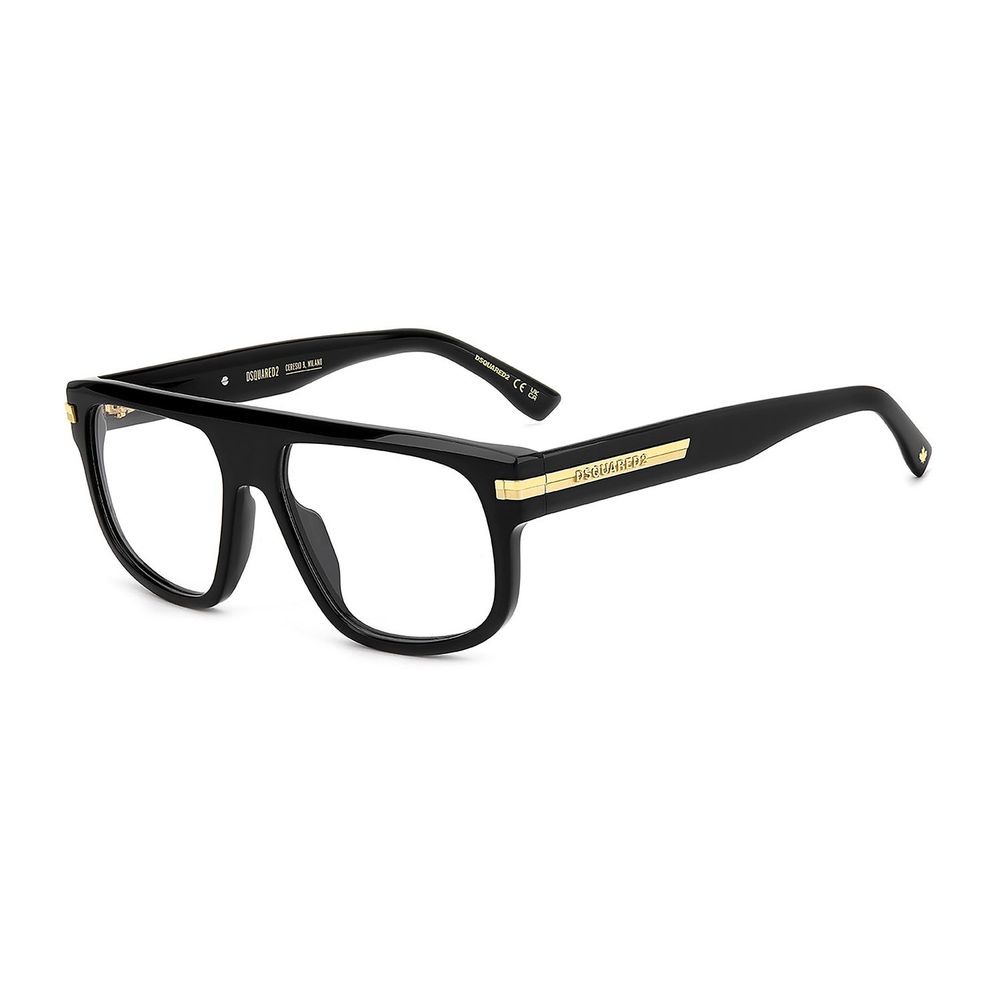 Dsquared² Schwarze Brille aus Acetat (Gestell)