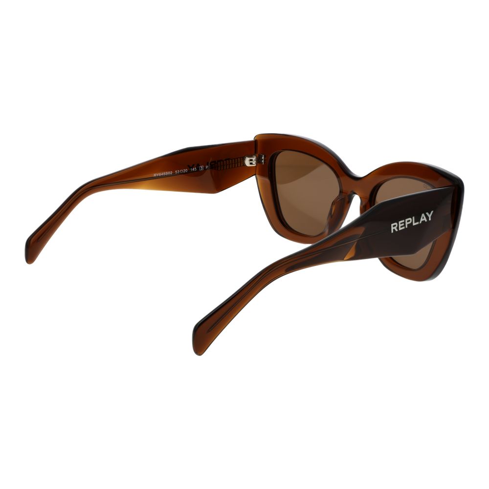 Replay Braune Sonnenbrille aus Acetat