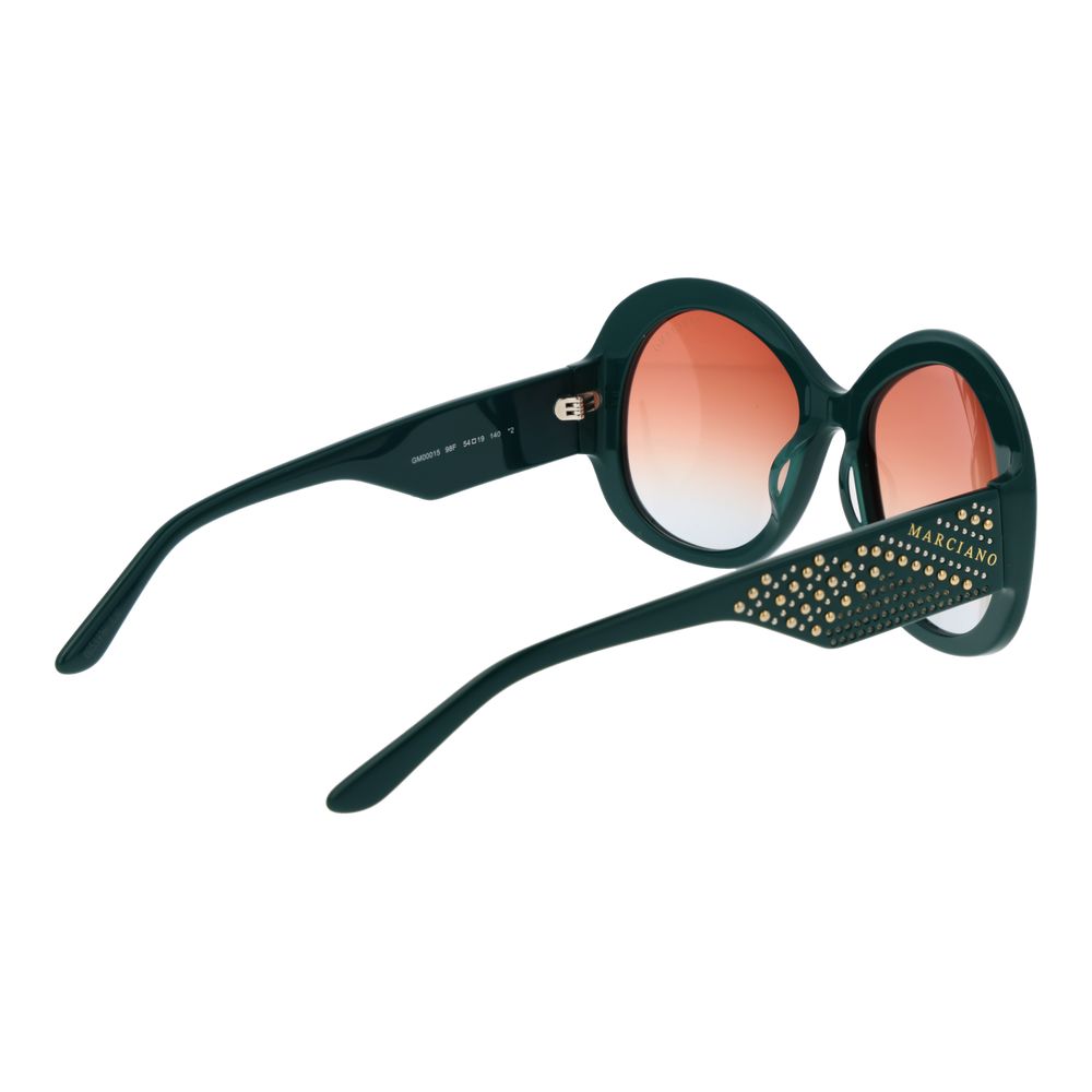 Marciano by Guess Türkis-farbene Sonnenbrille aus Acetat