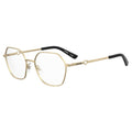 Love Moschino Brille aus Goldmetall (Fassung)