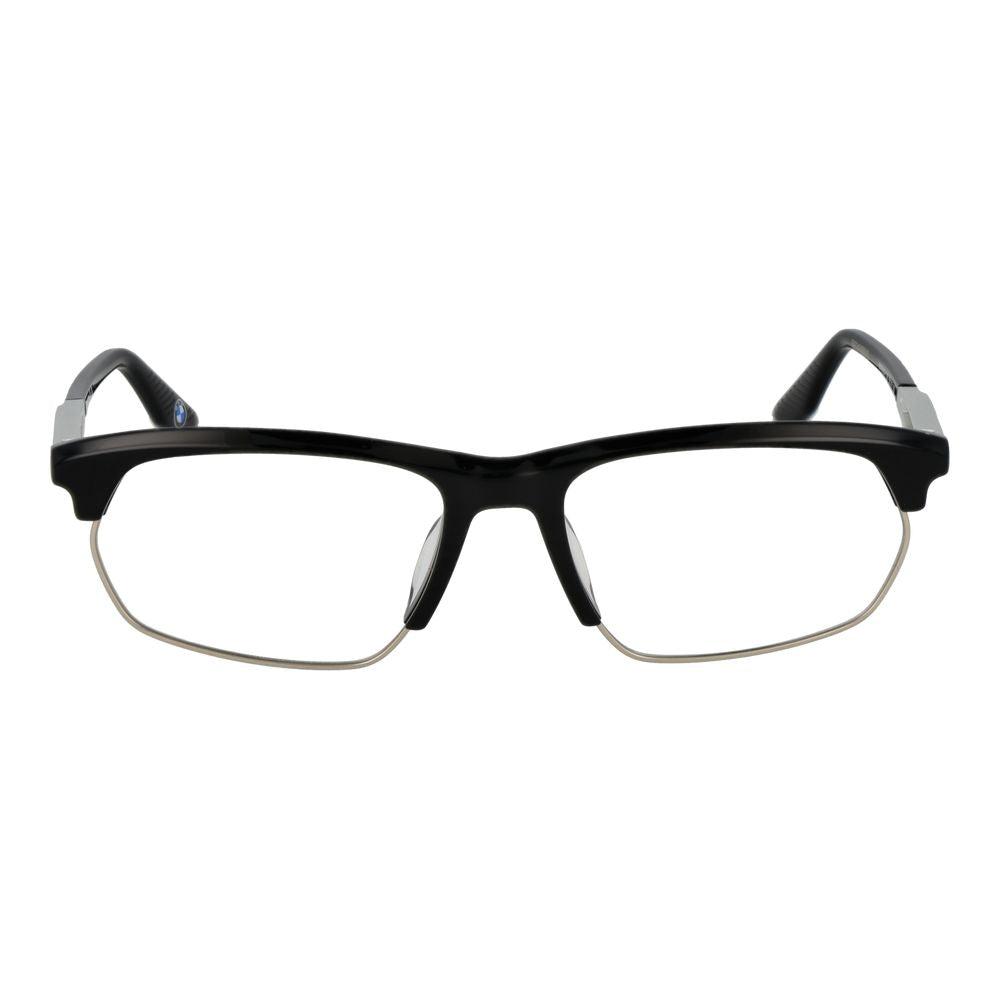 BMW Brille aus schwarzem Metall & Kunststoff (Gestell)