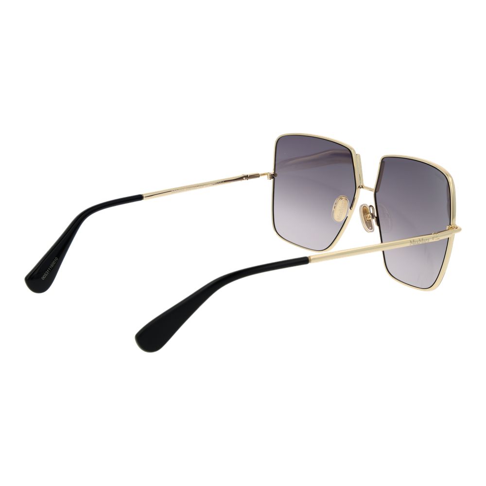 Max Mara Schwarze Sonnenbrille aus Metall