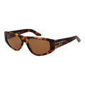 GCDS Braune Sonnenbrille aus Kunststoff