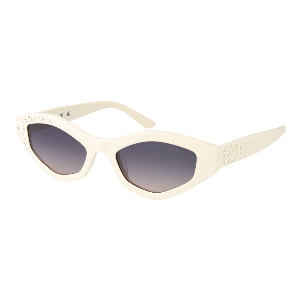 Marciano by Guess Weiße Sonnenbrille aus Kunststoff