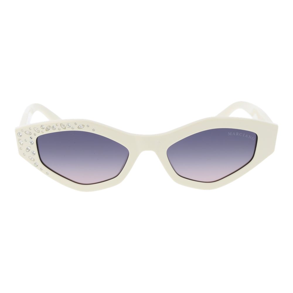 Marciano by Guess Weiße Sonnenbrille aus Kunststoff