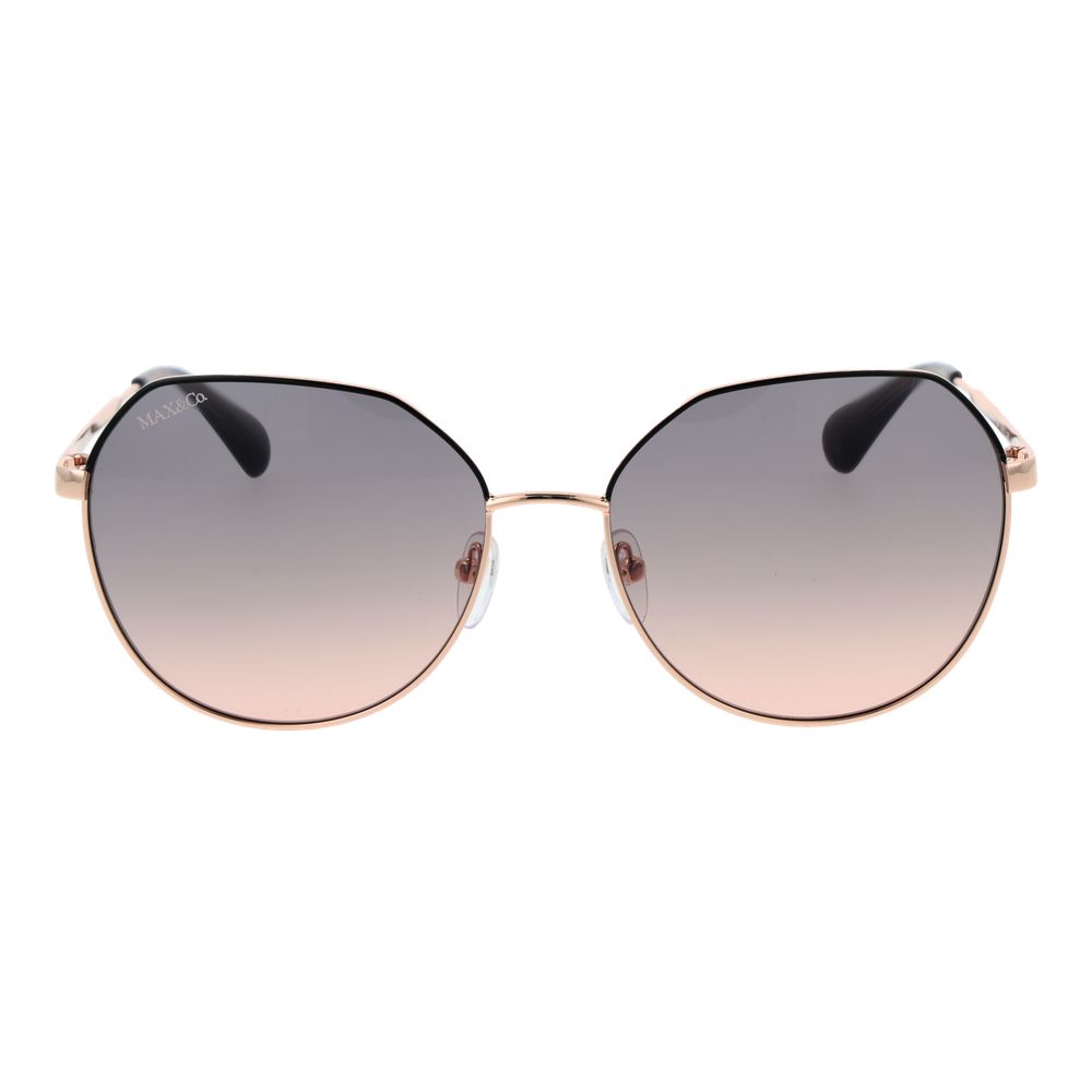 Max & Co Sonnenbrille aus Roségold, Metall und Kunststoff