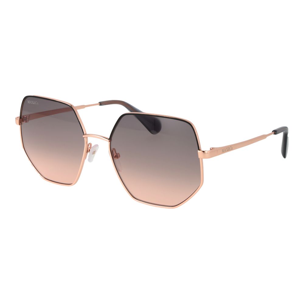 Max & Co Sonnenbrille aus Roségold-Metall