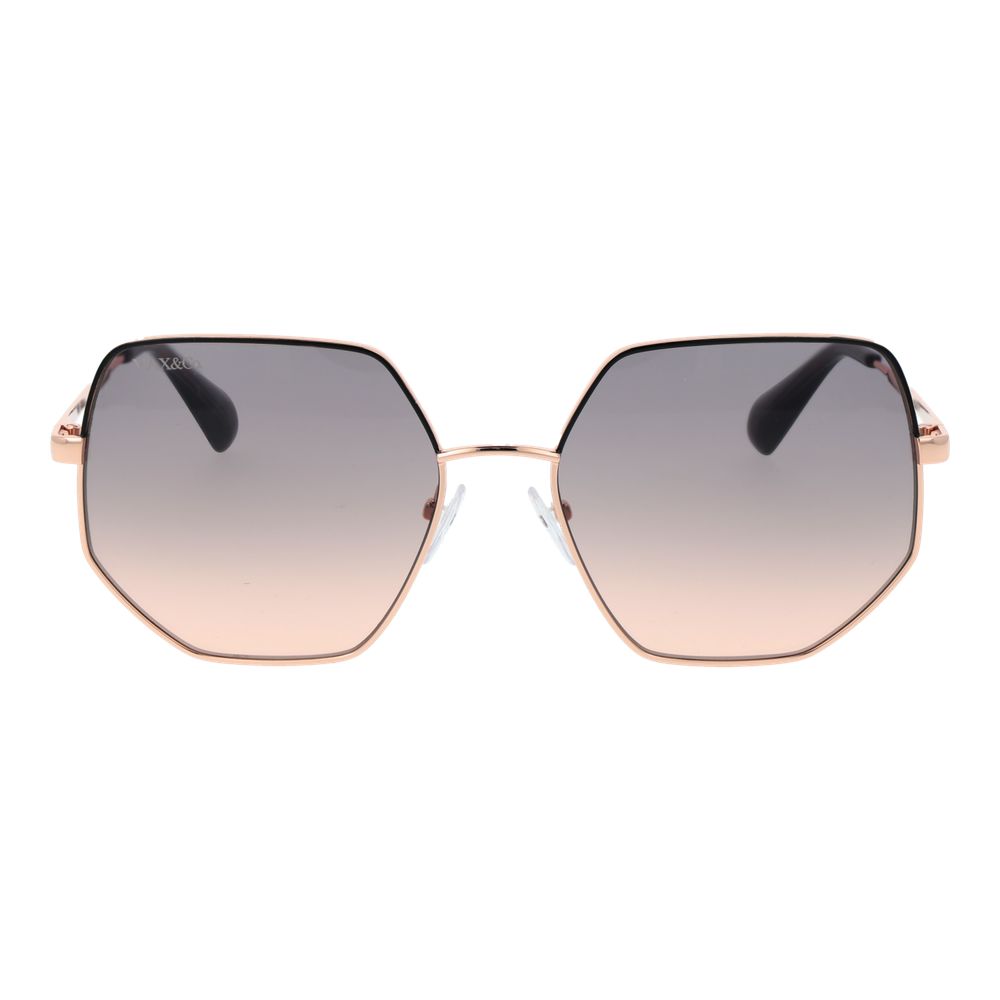 Max & Co Sonnenbrille aus Roségold-Metall