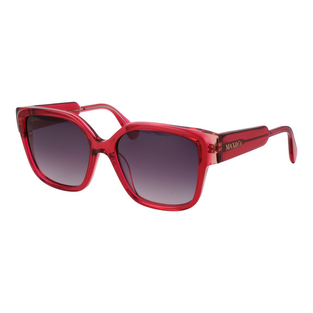 Max & Co Sonnenbrille aus pinkem Kunststoff