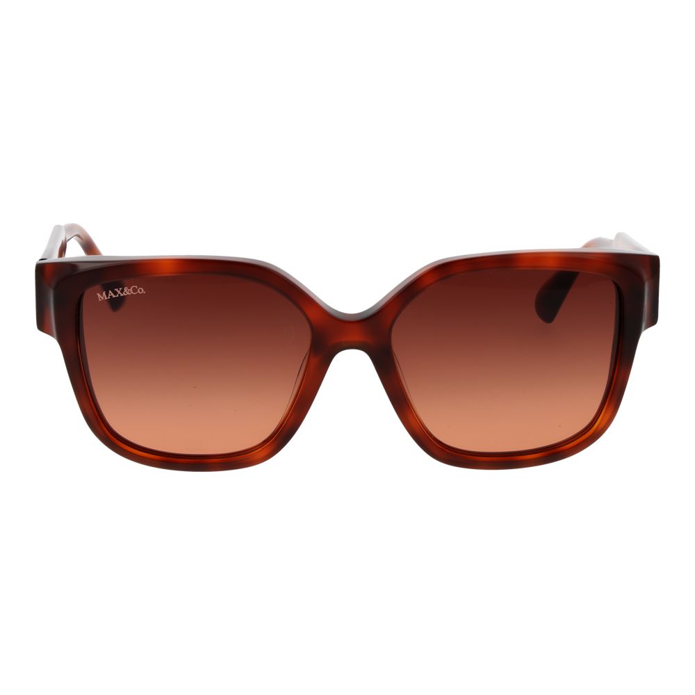 Max & Co Braune Sonnenbrille aus Kunststoff