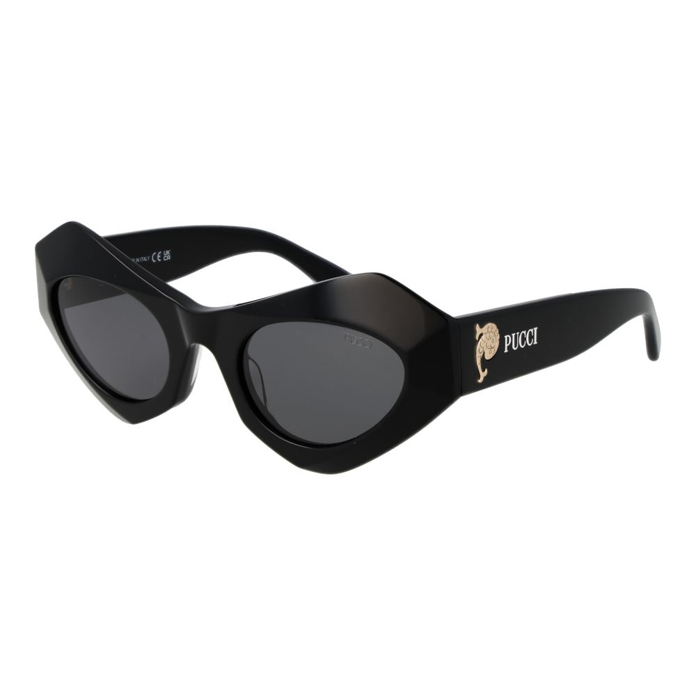Emilio Pucci Schwarze Sonnenbrille aus Kunststoff