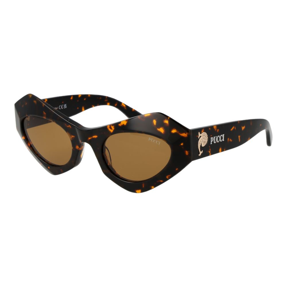 Emilio Pucci Braune Sonnenbrille aus Kunststoff