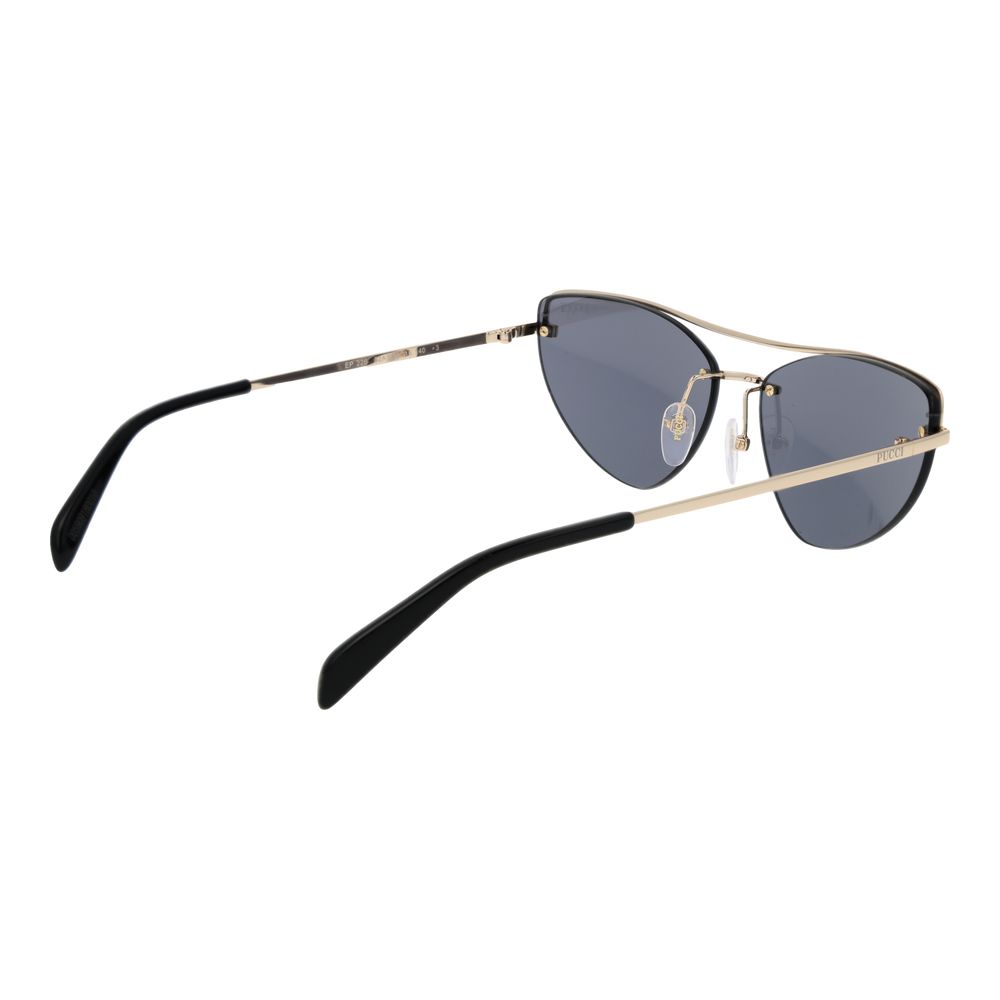 Emilio Pucci Sonnenbrille aus Goldmetall