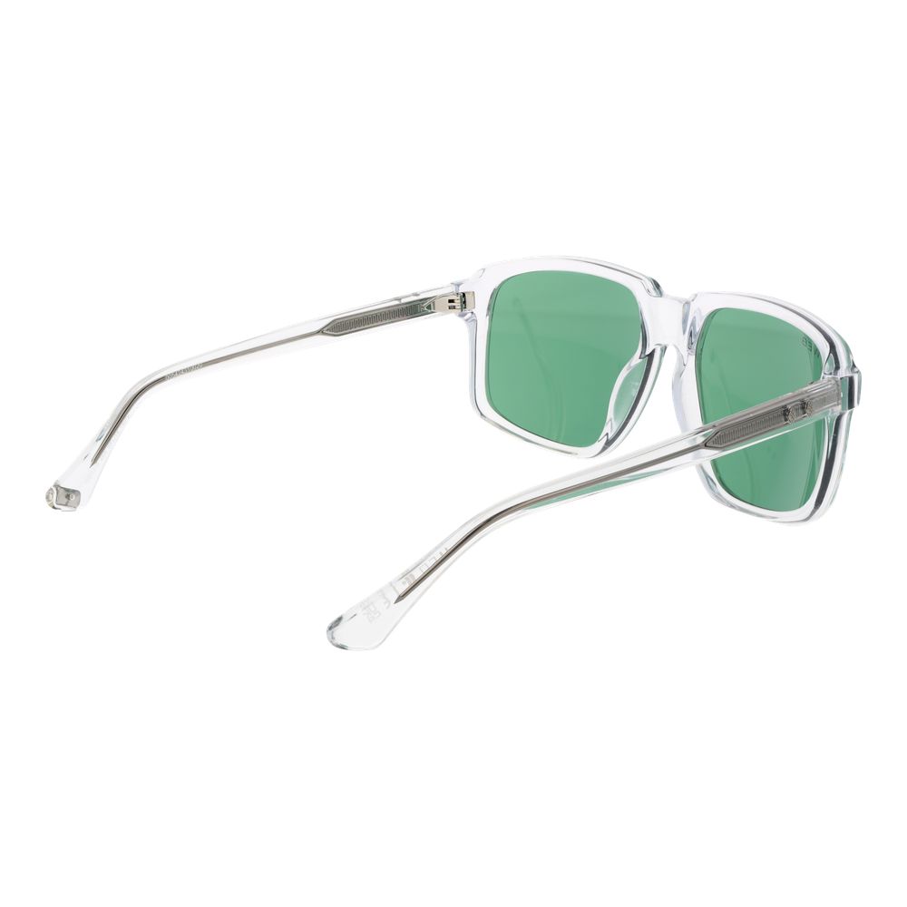 Web Transparente Sonnenbrille aus Kunststoff