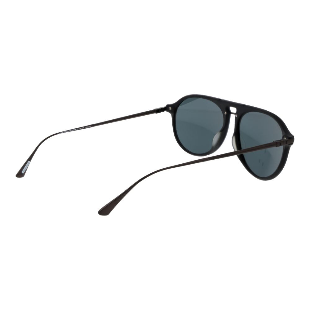 Web Schwarze Sonnenbrille aus Titan