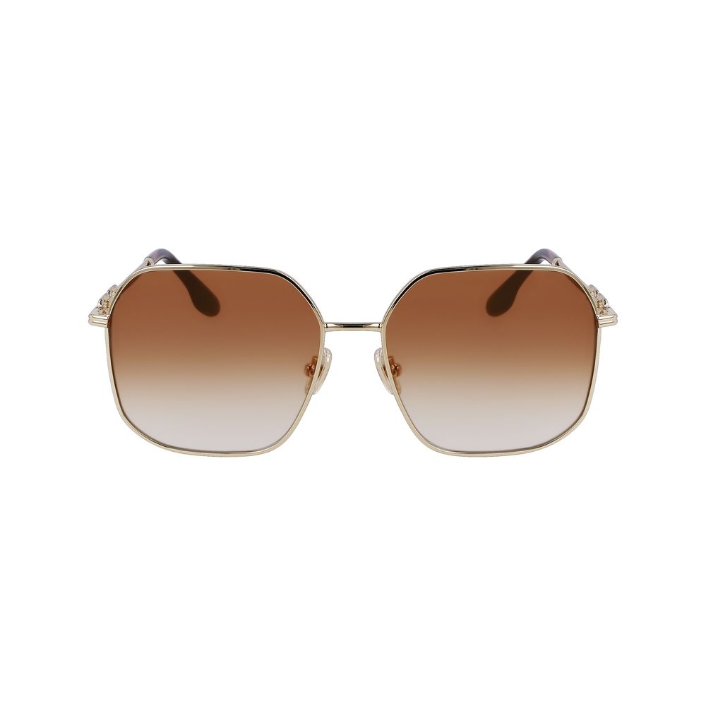 Victoria Beckham Sonnenbrille aus Goldmetall