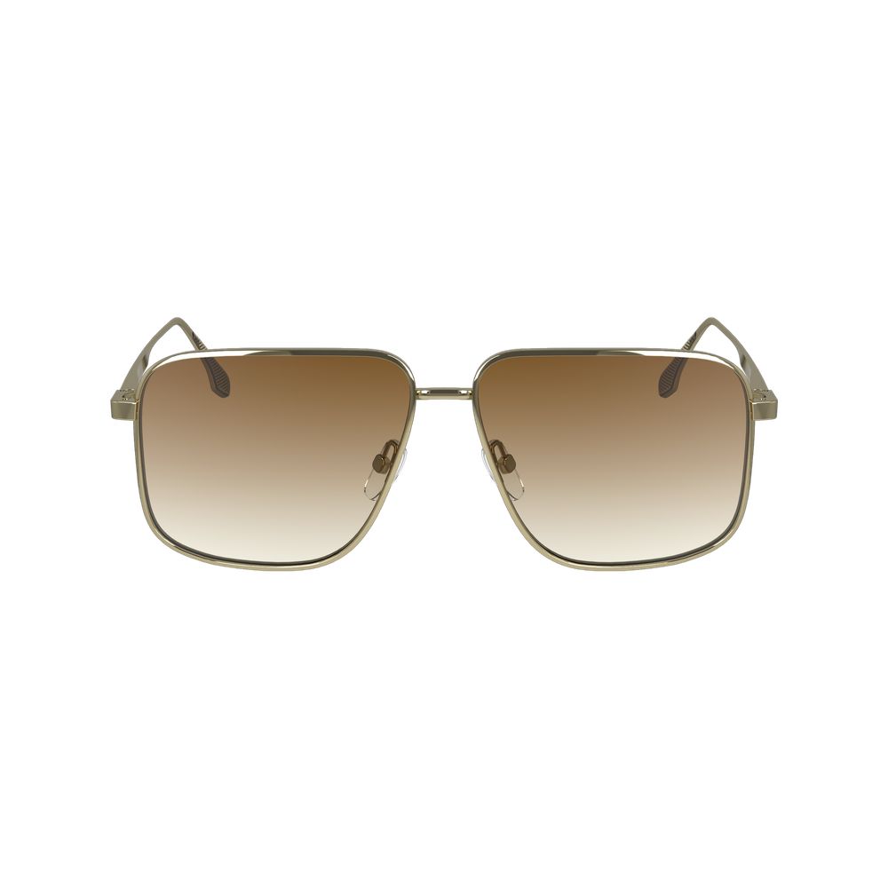 Victoria Beckham Sonnenbrille aus Goldmetall