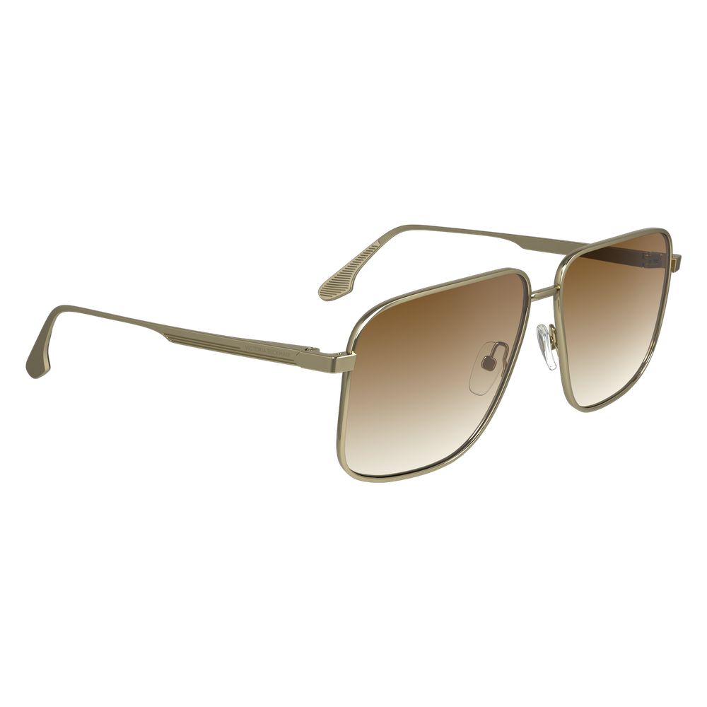 Victoria Beckham Sonnenbrille aus Goldmetall
