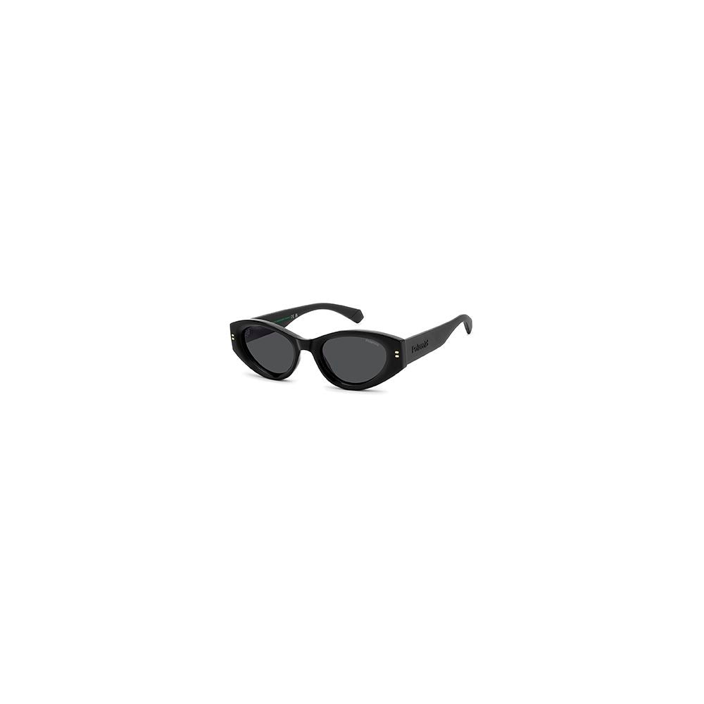 Polaroid Schwarze Sonnenbrille aus Acetat