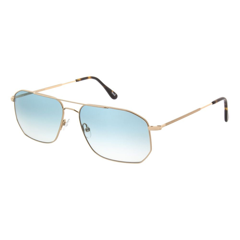 Andy Wolf Sonnenbrille aus Goldmetall