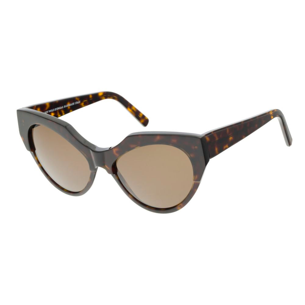 Andy Wolf Braune Sonnenbrille aus Acetat