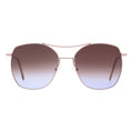 Andy Wolf Braune Sonnenbrille aus Metall