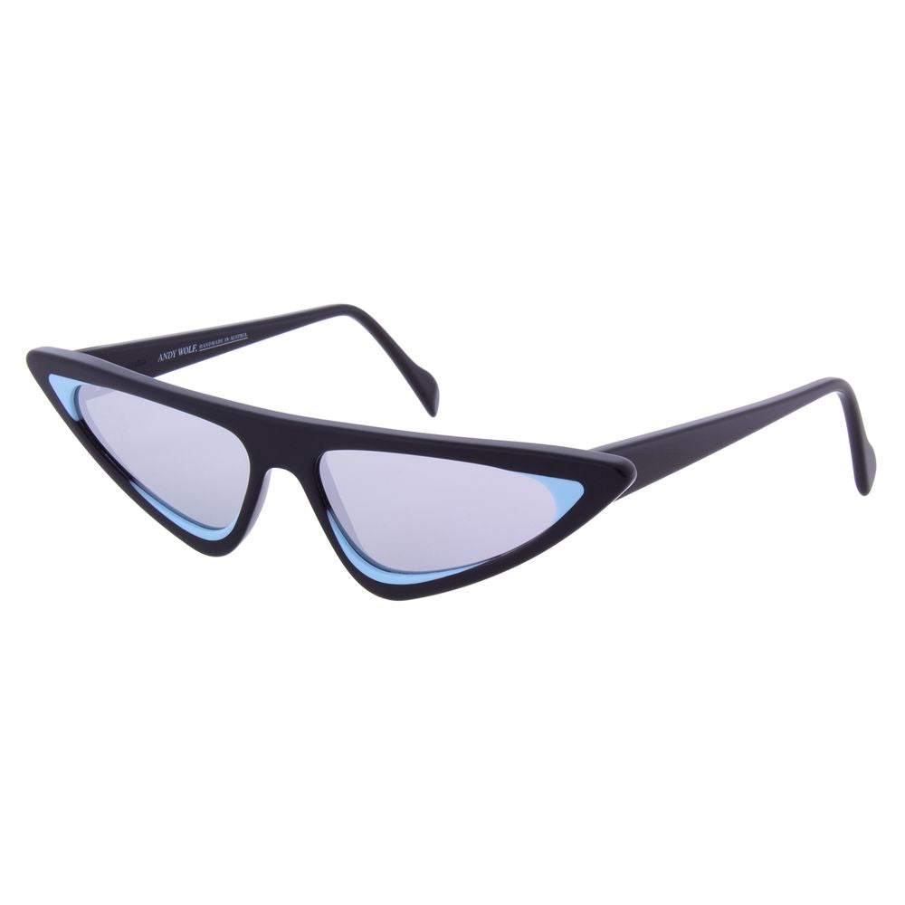 Andy Wolf Schwarze Sonnenbrille aus Acetat
