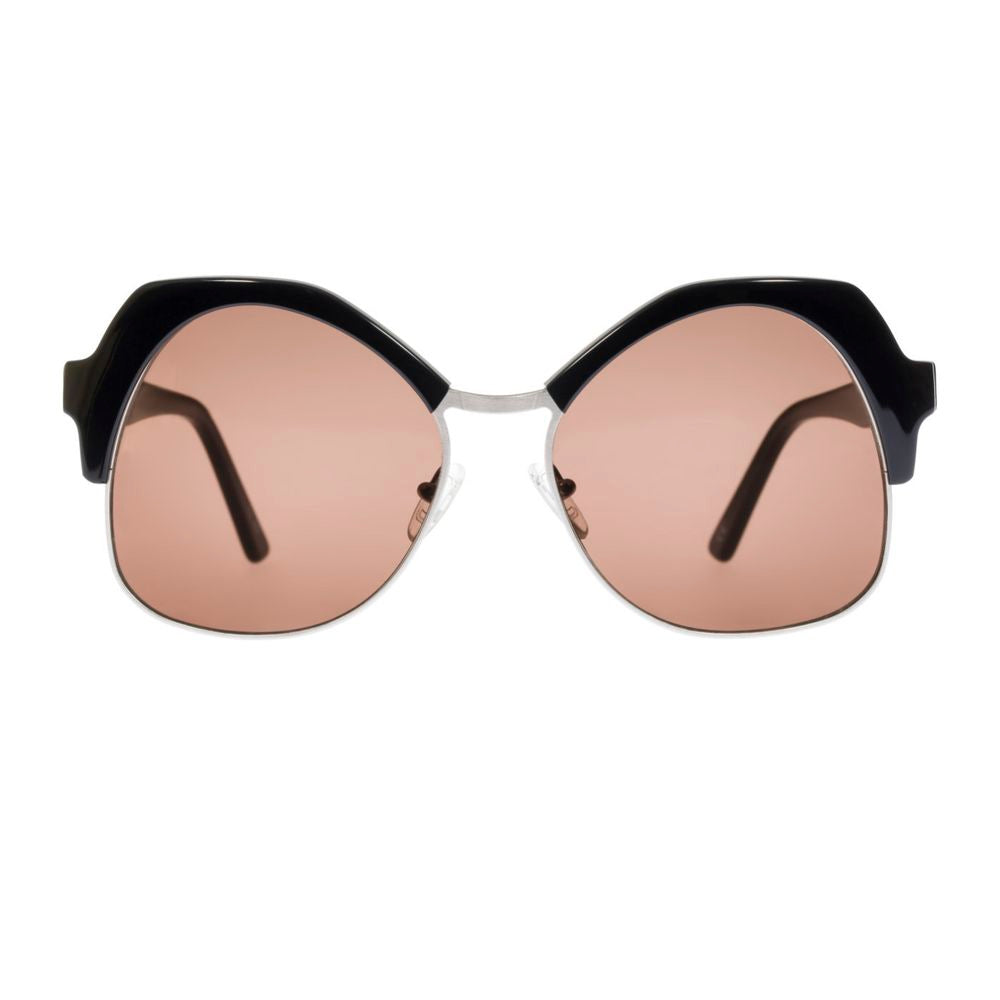Andy Wolf Schwarze Sonnenbrille aus Metall
