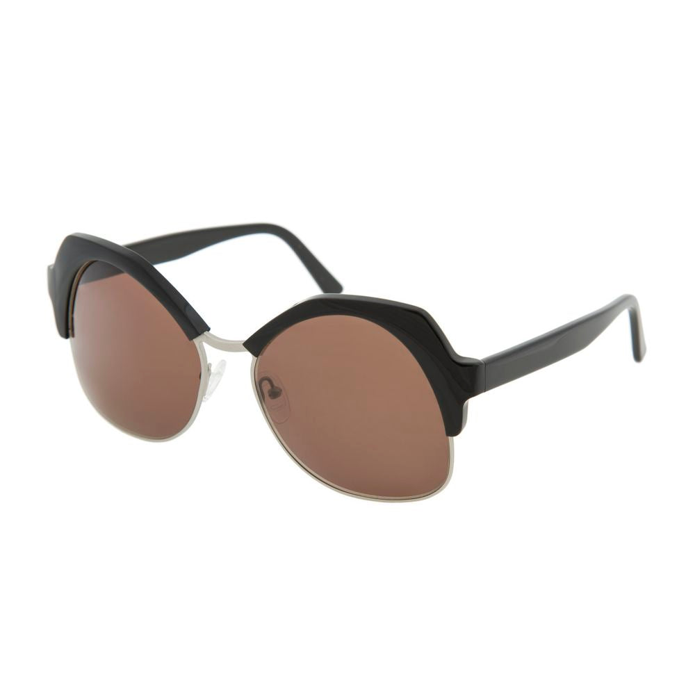 Andy Wolf Schwarze Sonnenbrille aus Metall