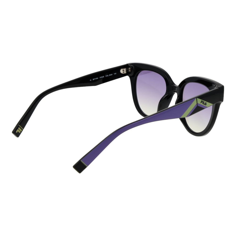 Fila Schwarze Sonnenbrille aus Kunststoff